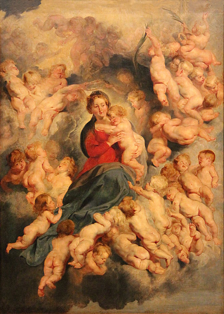 La Vierge l'Enfant entourée des Saints Innocents - Pierre-Paul Rubens